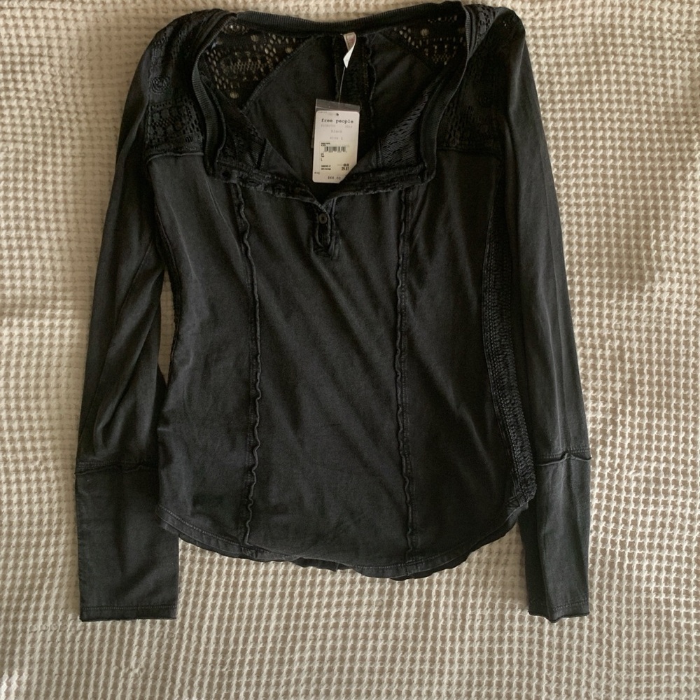 Free People Henley Top - Picture 2 of 4